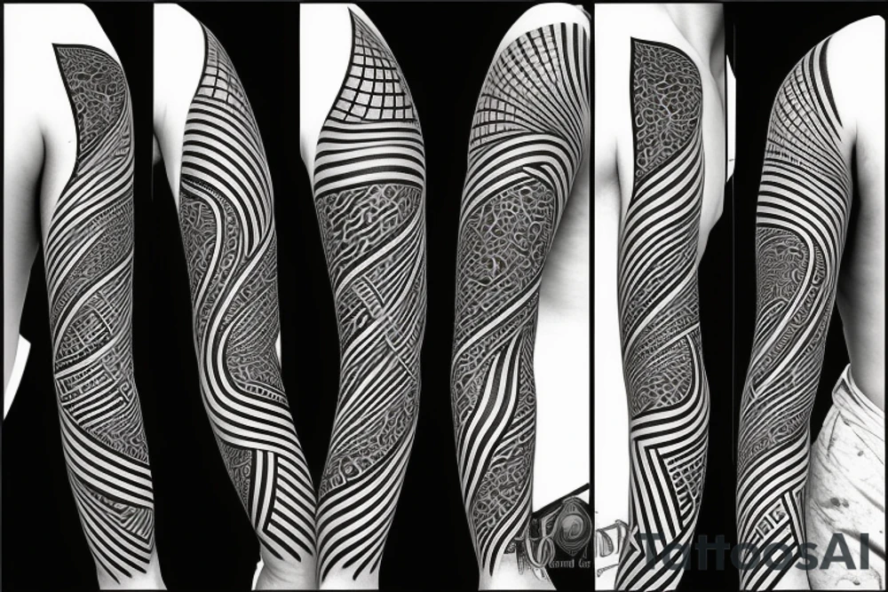 black straight lines fractal designs angular infinity tattoo idea black straight lines fractal designs angular infinity tattoo idea