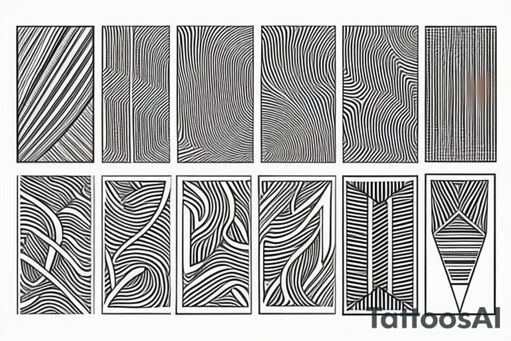 black straight lines fractal designs angular infinity tattoo idea black straight lines fractal designs angular infinity tattoo idea