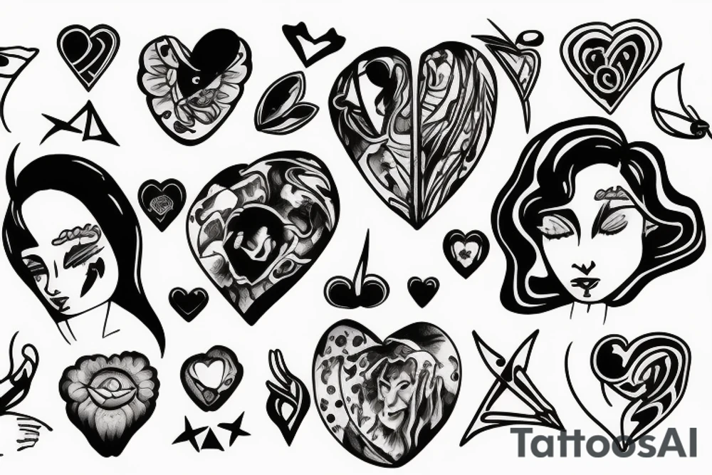Atomic heart twins tattoo idea