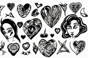 Atomic heart twins tattoo idea