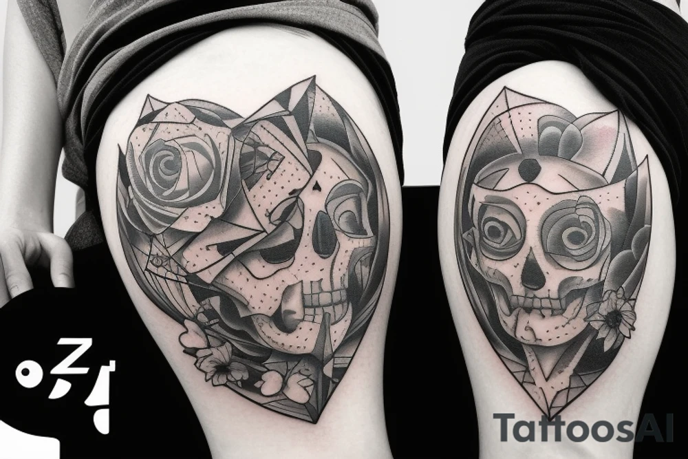 Atomic heart twins tattoo idea