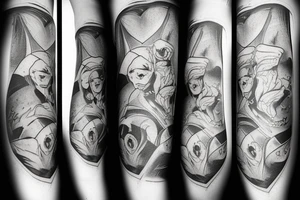 Atomic heart twins tattoo idea
