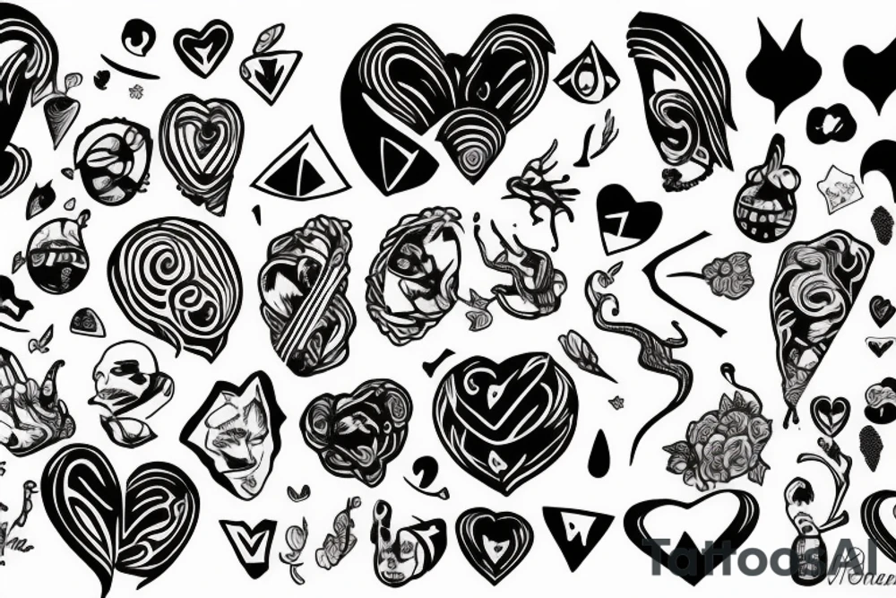 Atomic heart twins tattoo idea
