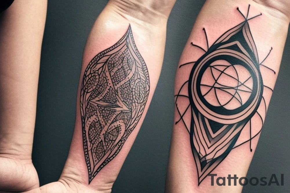 troubled teen growing into adult peacefully connected to the universe.

I am home tattoo idea