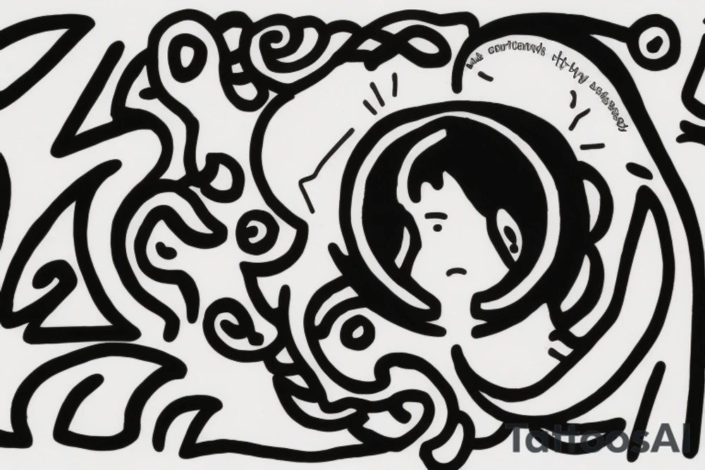 troubled teen growing into adult peacefully connected to the universe symbol

I am home symbol tattoo idea