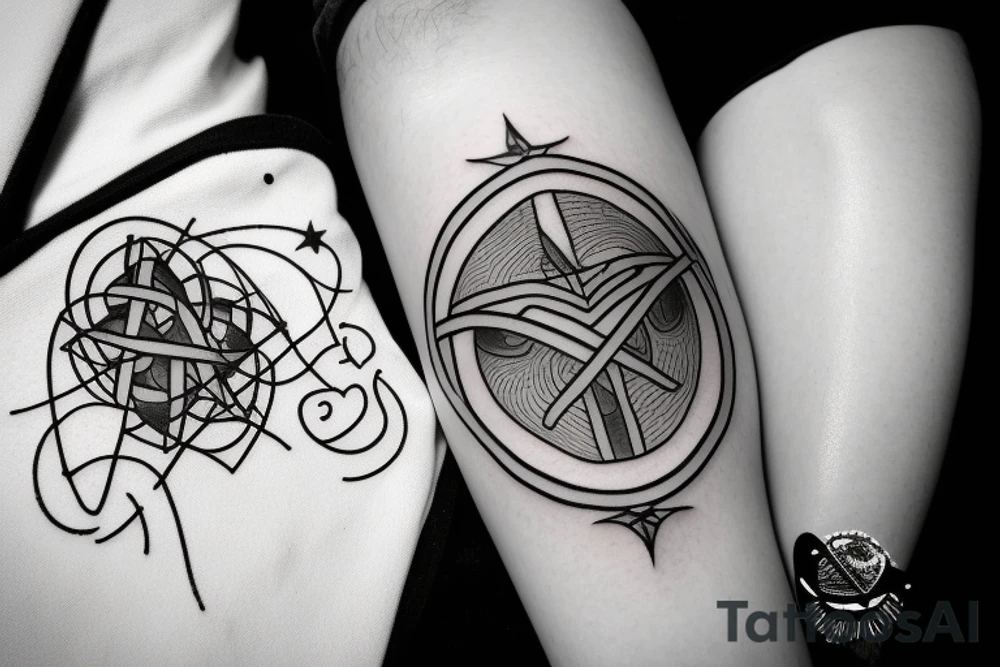 troubled teen growing into adult peacefully connected to the universe symbol

I am home symbol tattoo idea