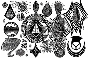 troubled teen growing into adult peacefully connected to the universe symbol

I am home symbol tattoo idea