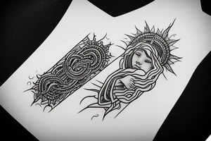 troubled teen growing into adult peacefully connected to the universe

I am home symbol tattoo idea