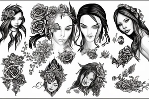 Elphic Characters with that name of my daughter. Her name is Arwen tattoo idea