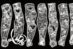 Heart up like a book tattoo idea