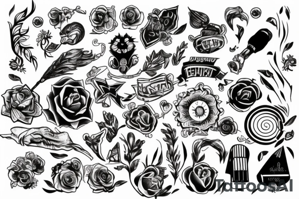 Волк деньги tattoo idea