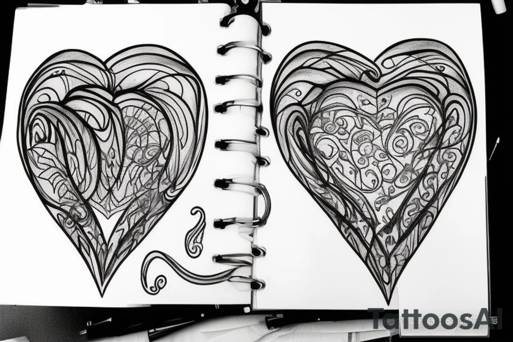 Walking through a heart into the soul tattoo idea