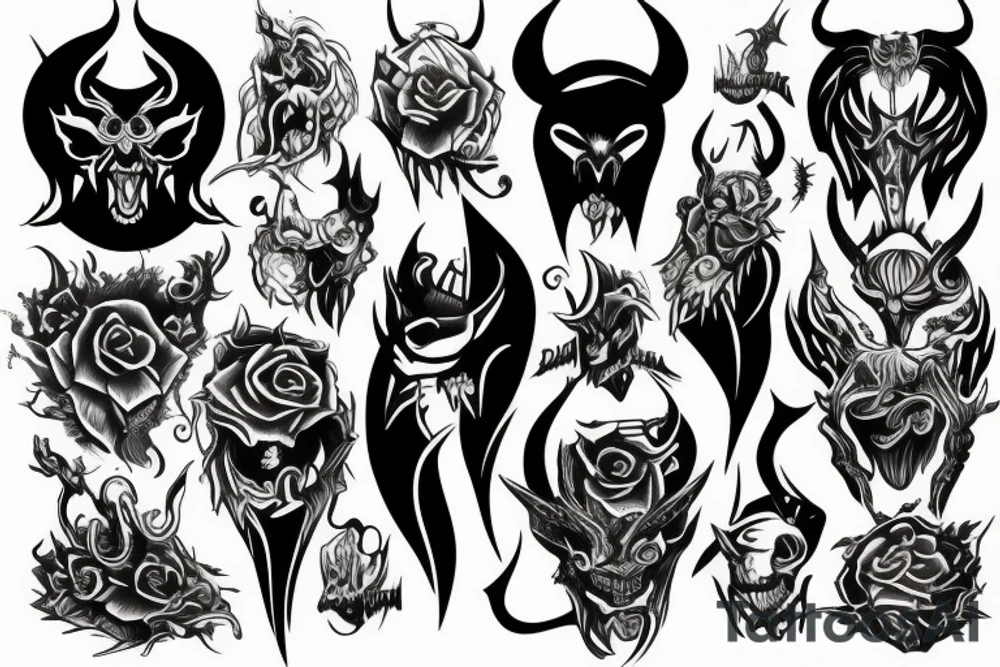 devil tattoo idea