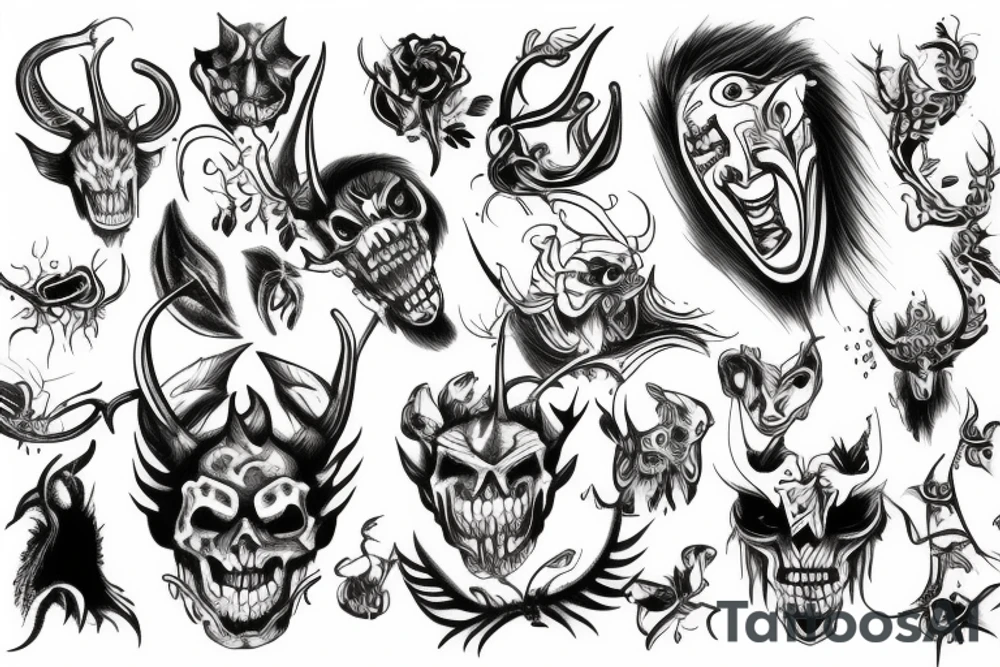 devil tattoo idea