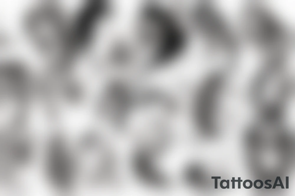 Sexy Fae woman bondage tattoo idea