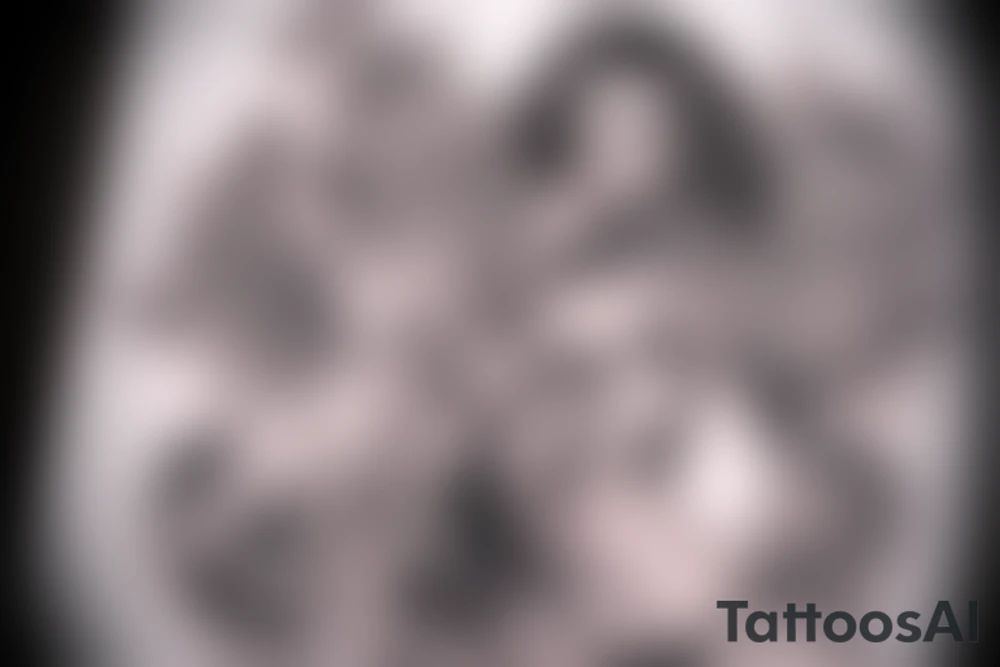 Fae woman bondage tattoo idea