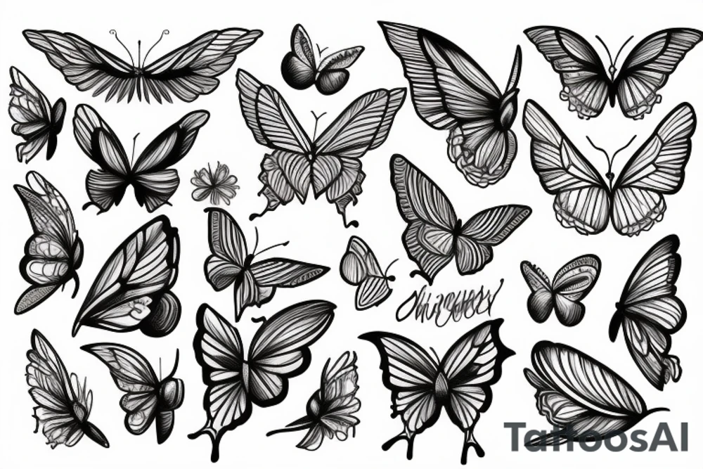 wings, girl, heart, butterfly, back tattoo tattoo idea