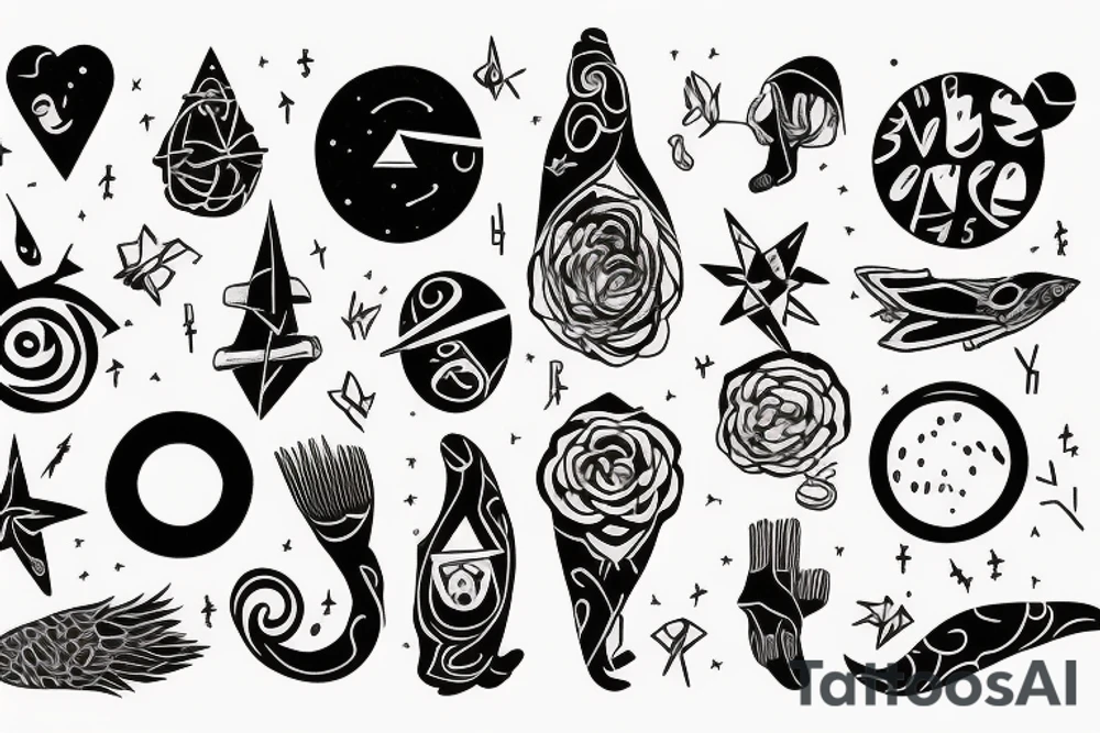 an adult coming to terms with who they are, who they can be, and who they were.
They've found connectediveness with the universe tattoo idea