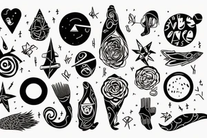 an adult coming to terms with who they are, who they can be, and who they were.
They've found connectediveness with the universe tattoo idea