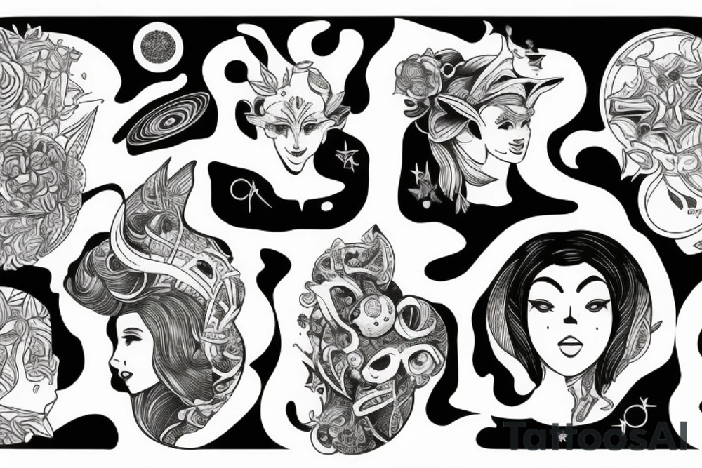 an adult coming to terms with who they are, who they can be, and who they were.
They've found connectediveness with the universe tattoo idea