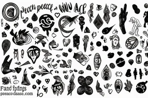 an adult coming to terms with who they are, who they can be, and who they were.
They've found peace with the universe tattoo idea