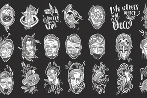an adult coming to terms with who they are, who they can be, and who they were.
They've found peace with the universe tattoo idea