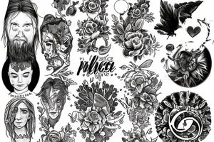 an adult coming to terms with who they are, who they can be, and who they were.
They've found peace with the universe tattoo idea