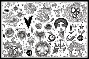 an adult coming to terms with who they are, who they can be, and who they were.
They've found peace with the universe tattoo idea