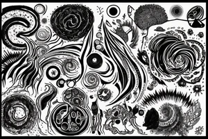 an adult coming to terms with who they are, who they can be, and who they were.
They've found peace with the universe tattoo idea