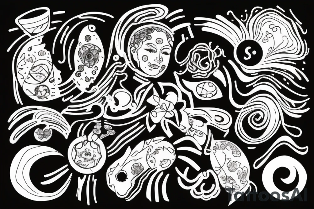 an adult accepting who they are, who they can be, and who they were.

They've found peace with the universe tattoo idea
