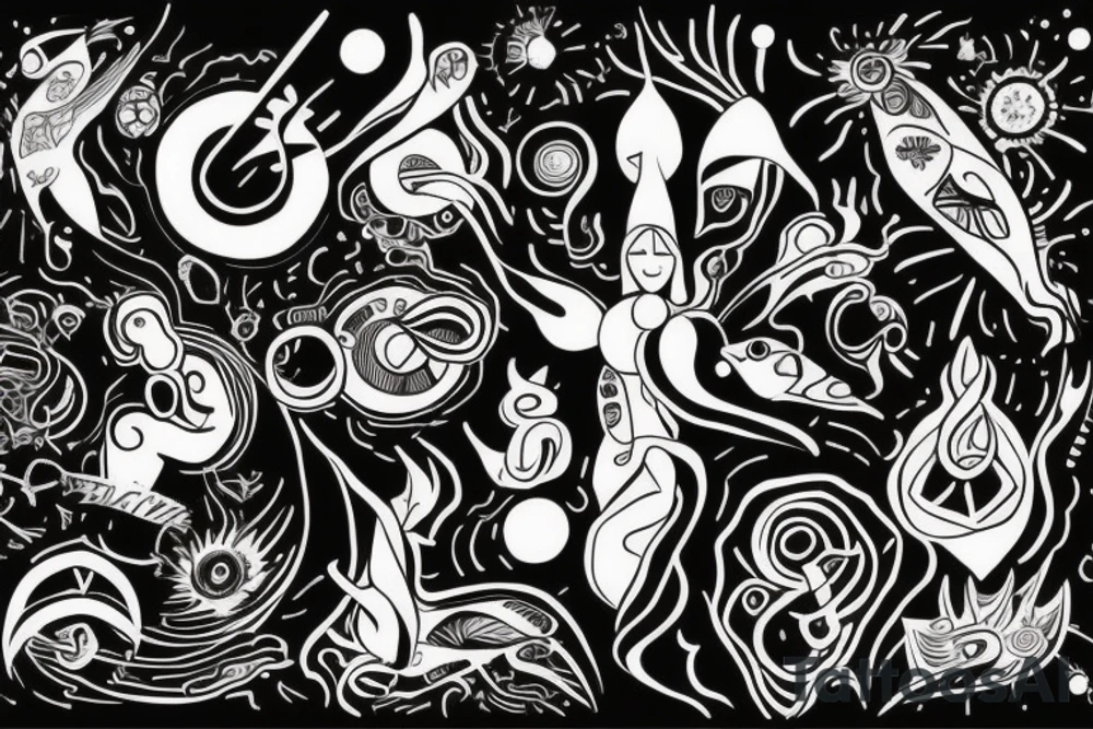 an adult accepting who they are, who they can be, and who they were.

They've found peace with the universe tattoo idea
