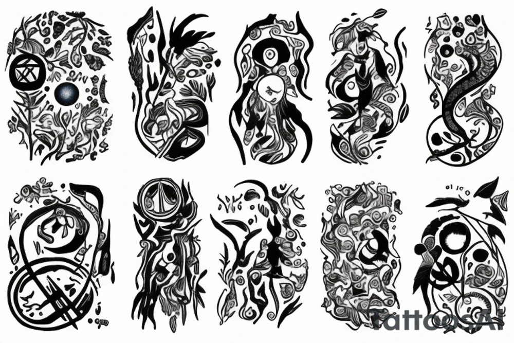 an adult accepting who they are, who they can be, and who they were.

They've found peace in themselves and with the universe

left forearm tattoo idea