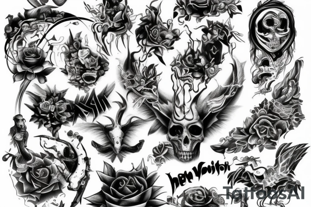 Hell tattoo idea