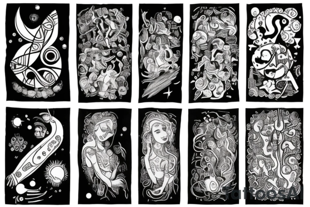 an adult accepting who they are, who they can be, and who they were.

They've found peace in themselves and with the universe

left forearm tattoo idea