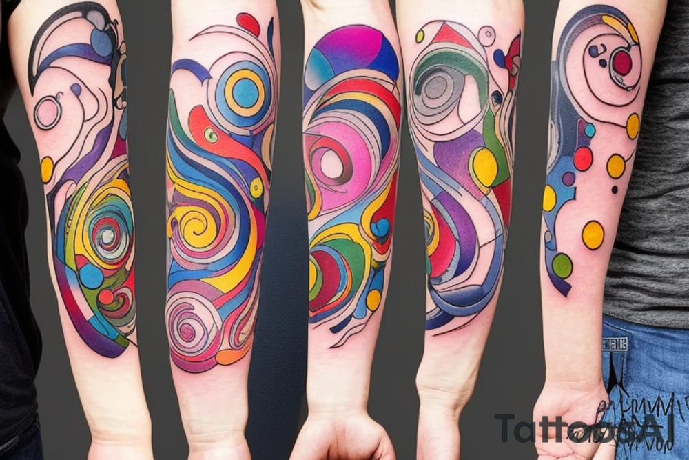 an adult accepting who they are, who they can be, and who they were.

They've found peace in themselves and with the universe

left forearm tattoo idea
