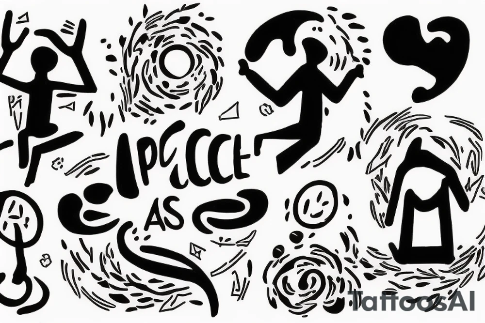 an adult accepting who they are, who they can be, and who they were.

They've found peace in themselves and with the universe

left forearm tattoo idea