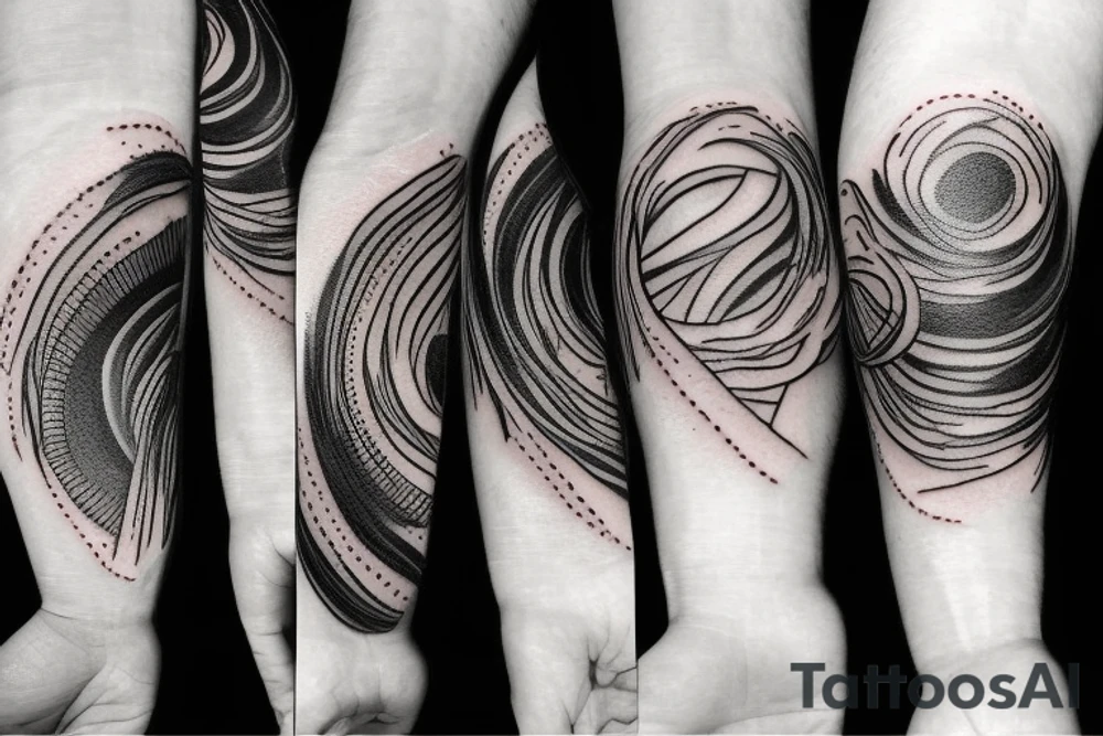 an adult accepting who they are, who they can be, and who they were.

They've found peace in themselves and with the universe

left forearm tattoo idea