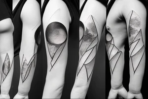 A humanoid cosmic entity has pieced themselves together and found beauty in the universe

small tattoo idea