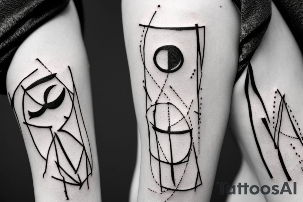A humanoid cosmic entity has pieced themselves together and found beauty in the universe
small tattoo idea