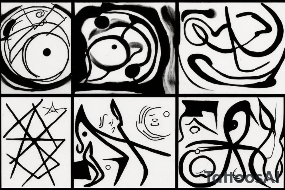 A humanoid cosmic entity has pieced themselves together and found beauty in the universe
calm waters and calm winds are here

on the fore arm small tattoo idea