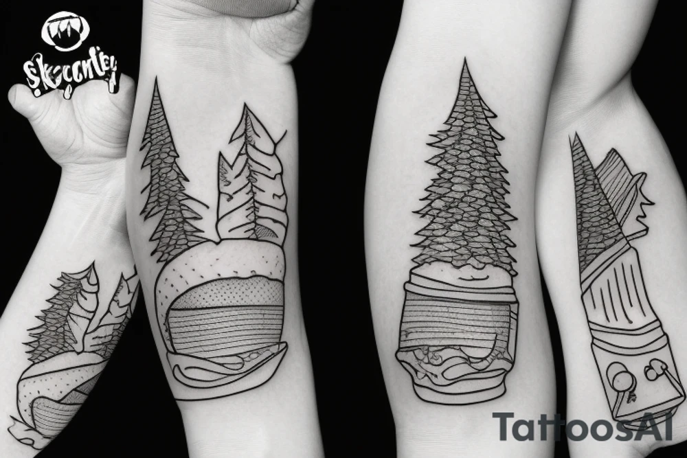 December snow
Snowboard tattoo idea