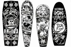 December snow
Snowboard
basketball
Family tattoo idea