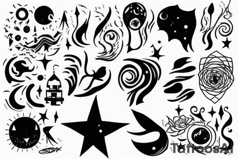 small forearm tattoo

calm waters and calm winds are here

A humanoid cosmic entity has pieced themselves together and found beauty in the universe tattoo idea