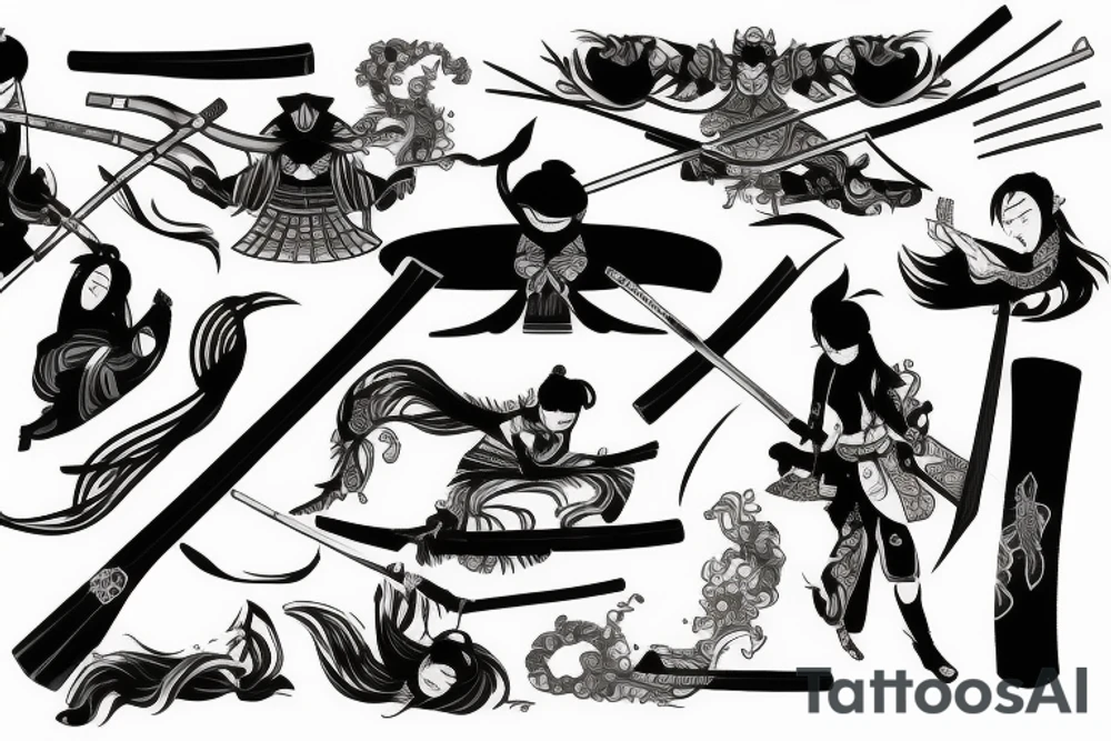 katana tattoo idea