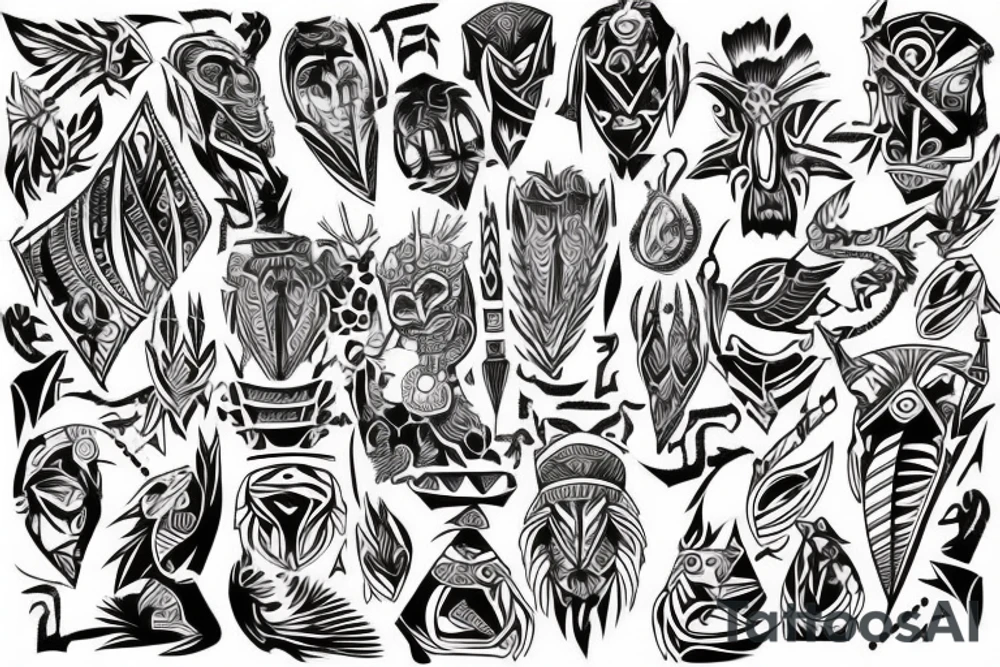 Neotribal tattoo idea