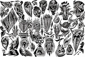 Neotribal tattoo idea