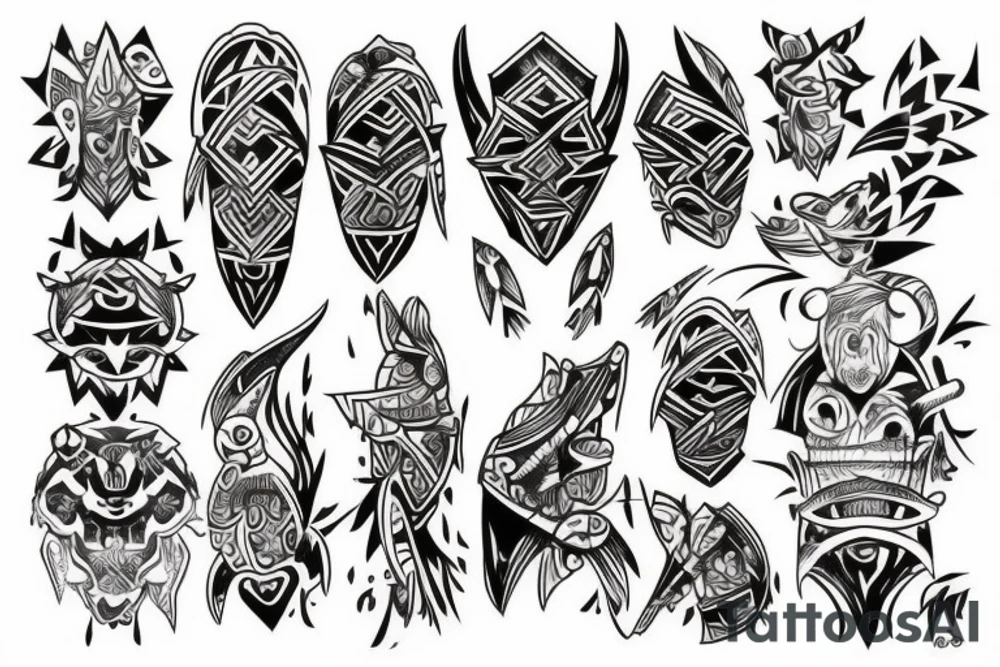 Neotribal tattoo idea