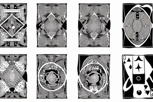 PLAY CARD SIZED
meditating with the universe tattoo idea
