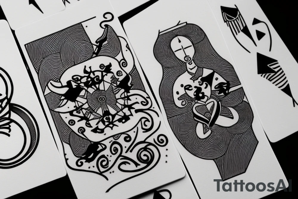 PLAY CARD SIZED
meditating with the universe tattoo idea
