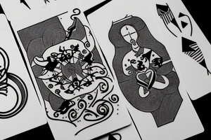 PLAY CARD SIZED
meditating with the universe tattoo idea